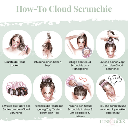 Lune Locks - Cloud Scrunchie